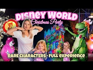 Disney World Christmas Party 🎄 Jollywood Nights 2025 | Rare Characters & Full Experience