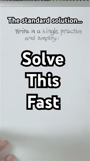 Subtract Fractions the Best Way #maths #numbers #mathtutorial