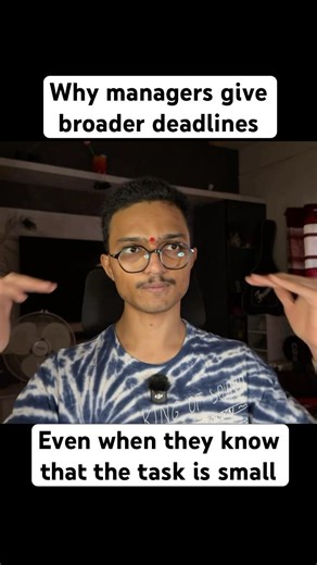 Why managers give broader timeline for small tasks #omlondhe #coding #softwareengineer