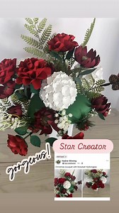 Obsessed with this creators project!! I spy our paper roses! 🌹 #papercraft #paperflowers | Abbi Kirsten Collections