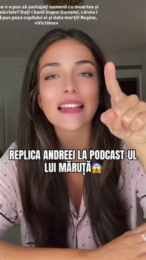 Andreea raspunde la podcast u lu Maruta😱 #viral #andreeabostanica #iulianaberegoi #restaurant