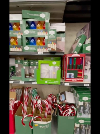 Outdoor Christmas decorations at Walmart. November 2025