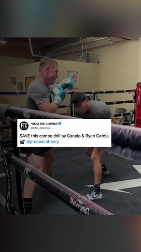 An effective defensive drill by Canelo and Garcia - for more of these vids check out our YouTube 🥊 #canelo #ryangarcia #boxingdrills #boxingtraining #ftcboxing