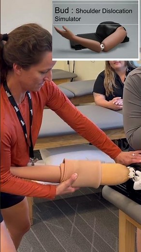 How to Reduce a Shoulder Dislocation Safely | Simulation Training for AT & EMS #physiotherapy