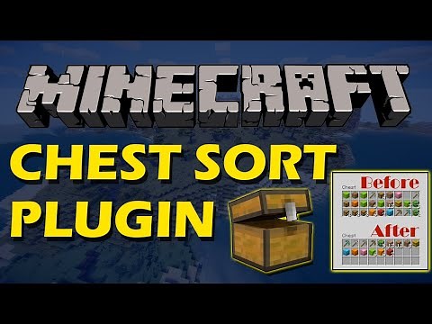 Spend less time organising in Minecraft with Chest Sort Plugin