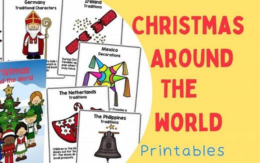 Christmas Around the World Printables - Homeschooling 4 Him