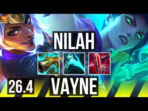 NILAH & Lux vs VAYNE & Blitzcrank (ADC) | EUW Master | 26.4