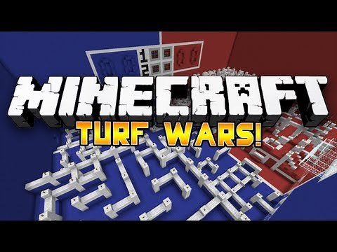 "KILLING SKY!" Minecraft PVP: Turf Wars! #1: w/SkyDoesMinecraft, Bajan, Jerome. LogDotZip & Caveman!