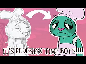 Redesigning The Scrapped HTF Characters!