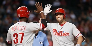 Phils edge D-backs in 10 to seal sweep
