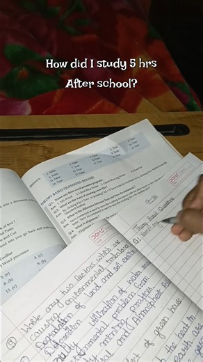 I Studied 5 Hours After School 😭 | Day 2 of Winter Arc Challenge #Class9 #studyvlog #studentlife