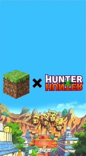 Minecraft X Hunter × Hunter 🔥 #minecraft #hunterxhunter #shorts