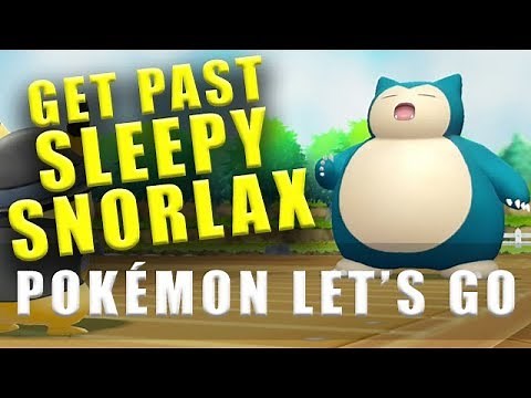 Pokemon Lets Go how to get past the sleeping Snorlax