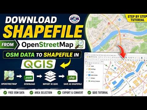 Download OpenStreetMap Data for Free | Complete GIS Tutorial (QGIS)