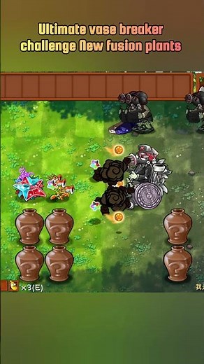 vase breaker challenge in new ultimate fusion plant #pvzfusion #mobilegame #pvzgame #plantsvszombies