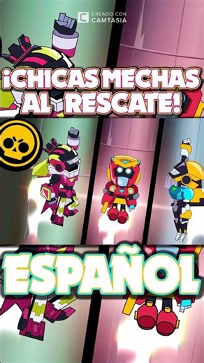 Mecha Girls to the Rescue! | In Spanish #brawlstars #shorts #supercell #newseason