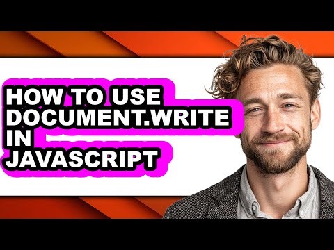 How to Use Document.write in Javascript (easy Method)