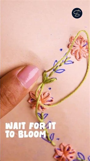 From Plain Paper to Floral Embroidery Art (FULL video link in comments)