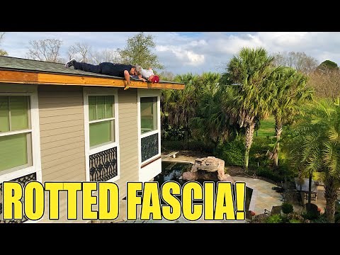 Removing Rotted Fascia from a 100 Year Old Southern Getaway