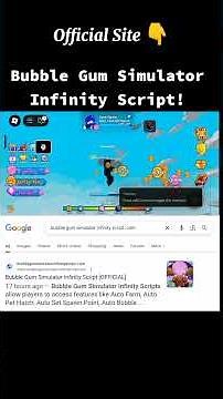 NEW Infinity Script in Bubble Gum Simulator Auto Farm + More