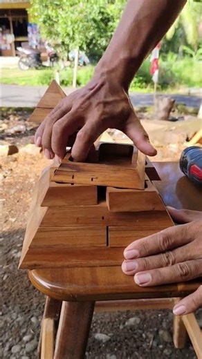 Pyramid Craft, this object has connected several people from far away places #woodscraft #ideas
