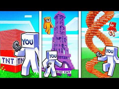 YOU Explode Every SECRET Minecraft TNT in One Video