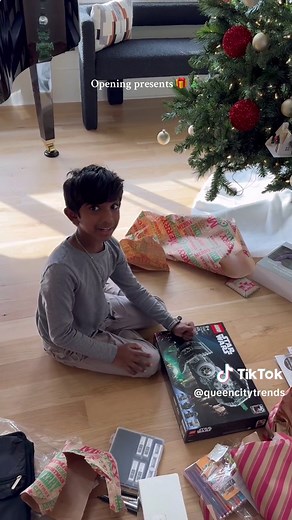 Opening Christmas Presents Early with Family Fun