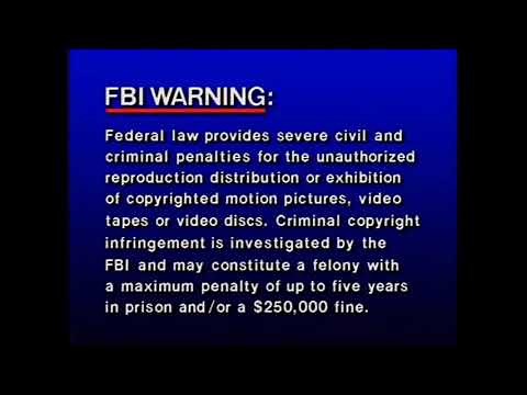 FBI warning Sony wonder, sesame workshop 2005