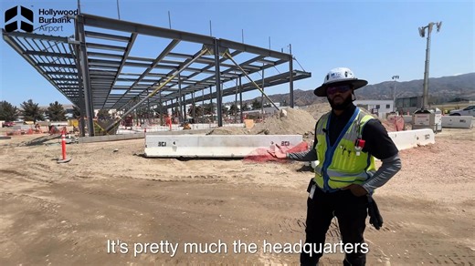 It’s the “main attraction”. Take a look at the airfield view you’ll have when flying through the new passenger terminal facility. Safety Coordinator Alex Sibert gives us this update from the project construction site. | Hollywood Burbank Airport - BUR