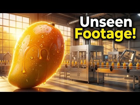 World’s Most Advanced Mango Juice Factory — Step by Step Process | Full Video