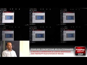 AMD Eyefinity Demonstration : FirePro configuration with 6 HD displays
