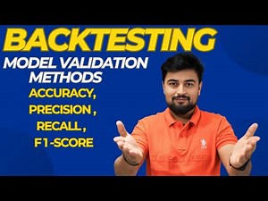 30 Backtesting | Model validation Method | Learn accuracy , precision , recall and F-1 Score 🚀