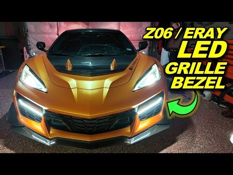 20-Up C8 Z06 Models Sequential LED DRL Light Bar Bezel Insert Installation EOS ft. ‪@NuHorizonC8‬