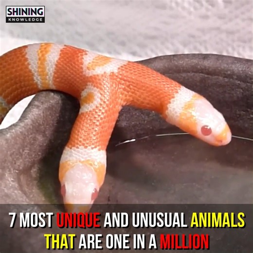 108K views · 1.7K reactions | These are the seven most unique and unusual animals that are truly rare. | Shining Knowledge | Facebook