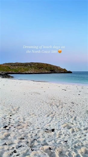 Throwback to sunnier days on the North Coast 500 🏖️ We’re so lucky to have beaches like this right here in Scotland. Which NC500 beach is your favourite? 🌊 🎥📍Achmelvich Beach ❗️Please be responsible as you explore - remember to plan ahead, be flexible, and follow the Scottish Outdoor Access code. For some this is an adventure, for others it’s home. Please respect the land and the local communities. #leavenotrace❗️ #NorthCoast500 #NC500 #ScotlandTravel #BeachVibes #TravelScotland #NC500Beache