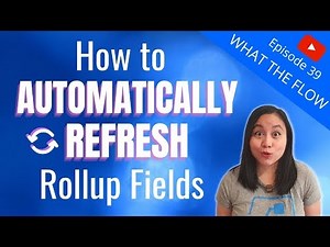 How to automatically refresh rollup fields with Power Automate