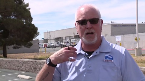 Las Vegas postal workers join nationwide protests over future of U.S. postal service
