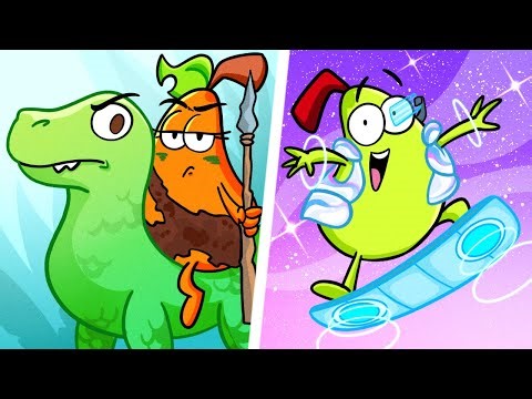 Viaje en el Tiempo como un Robot | FUTURO vs AHORA