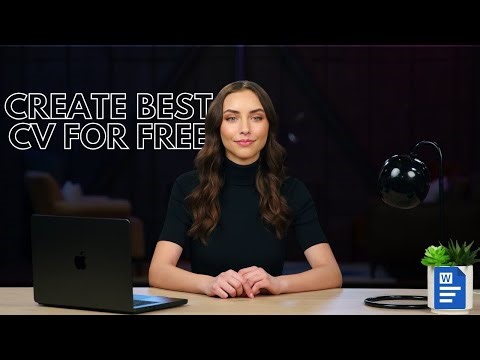 Create Best CV for Free in MS Word