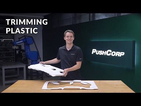 Plastic Trimming and Deflashing Automation With a Force Control EOAT and an Industrial Robot