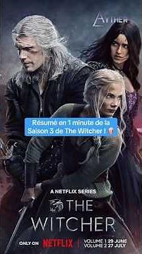 Résumé en 1 minute de la Saison 3 de The Witcher ! #thewitcher #geralt #yennefer