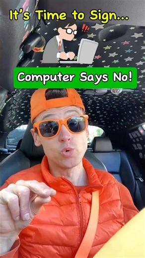 Computer Says No | SSE using BSL Signs | Little Britain #bsl #humour #sse