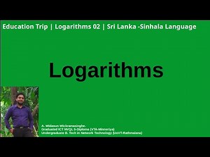 University Basic Math ( Logarithms ) | Kuppiya 02 | Sinhala