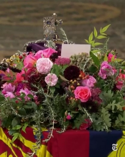38K views · 621 reactions | Queen Elizabeth’s funeral service took place at Westminster Abbey, with King Charles III and his family in attendance. The coffin is now being moved to Windsor Castle, the queen’s final resting place. https://nyti.ms/3f0r8iK | The New York Times | Facebook