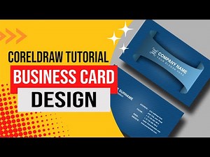 How To Make Business Card Design in Coreldraw | Visiting Card | Corel draw Tips & Tricks
