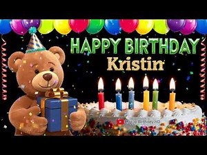 Kristin Happy birthday To You - Happy Birthday song name Kristin 🎁 🎂