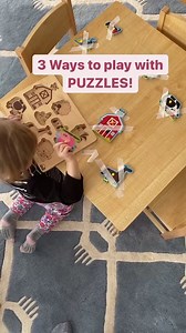 3.4K views · 52 reactions | Make the old new again with these CREATIVE NEW WAYS PLAY WITH PUZZLES! https://www.howweelearn.com/3-ideas-one-puzzle-independent-toddler-fun/ | How Wee Learn | Facebook