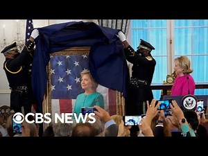 Hillary Clinton's official portrait unveiled at State Department | full video