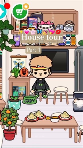 🌸💗house tour part 1 free edition💖💅 #tocaboca #aestheic #hpise tour
