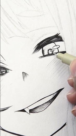 How i draw a manga style #イラストメイキング #創作 #illustration